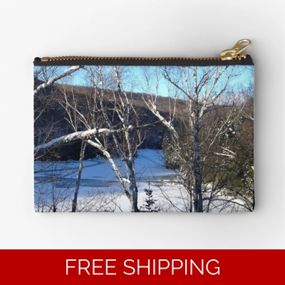 Le Studio Zipper Pouch Lake Perry Winter 2019